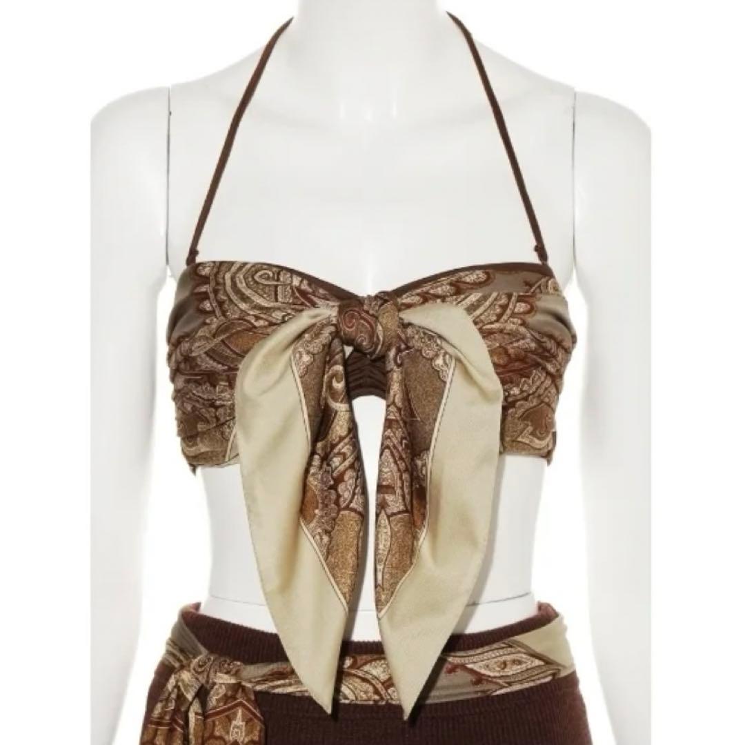 【定価24,200円】FRAY I.D フレイアイディー バンドゥスカーフビキニ