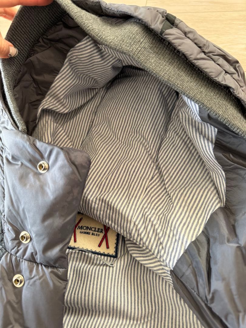 ※ LVMH homme※モンクレール ガム・ブルー ロングダウンコート