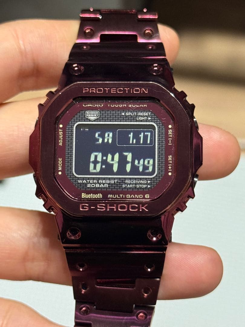 CASIO G-SHOCK フルメタル パープル