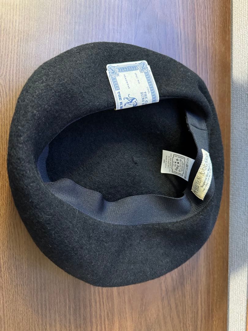 THE H.W.DOG & CO.（ドッグアンドコー）ベーシックベレー ブラック