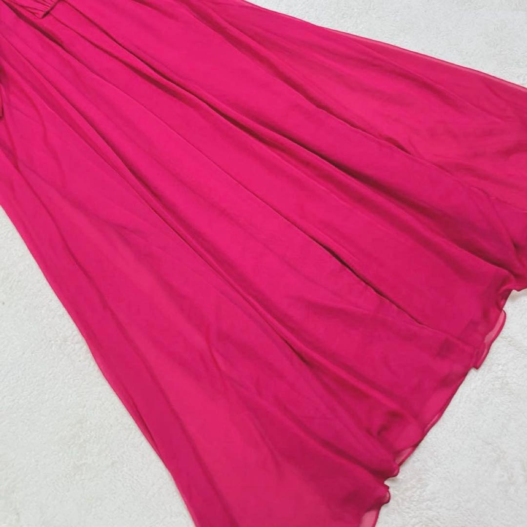 美品◇MAX＆coロングドレス　ピンク