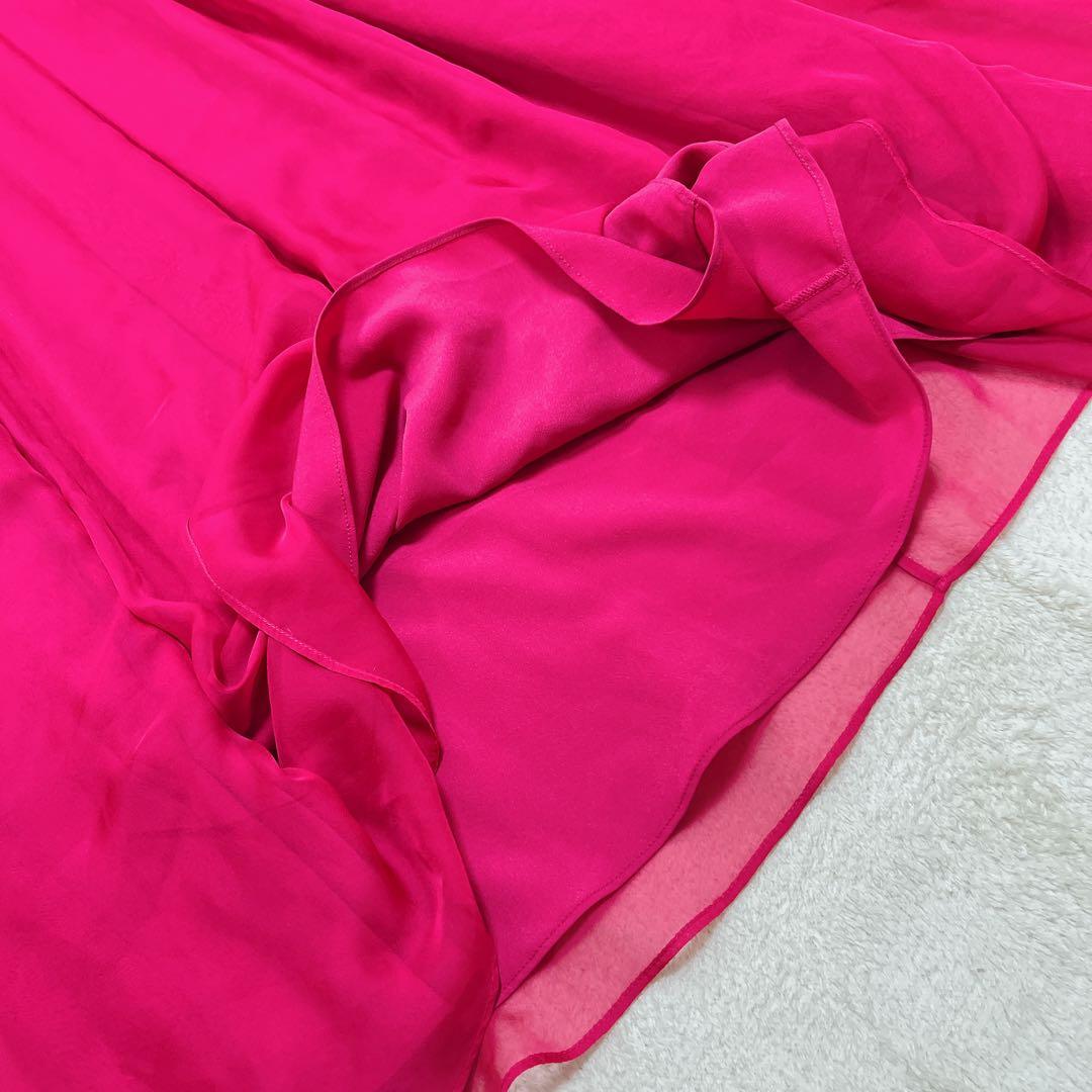 美品◇MAX＆coロングドレス　ピンク