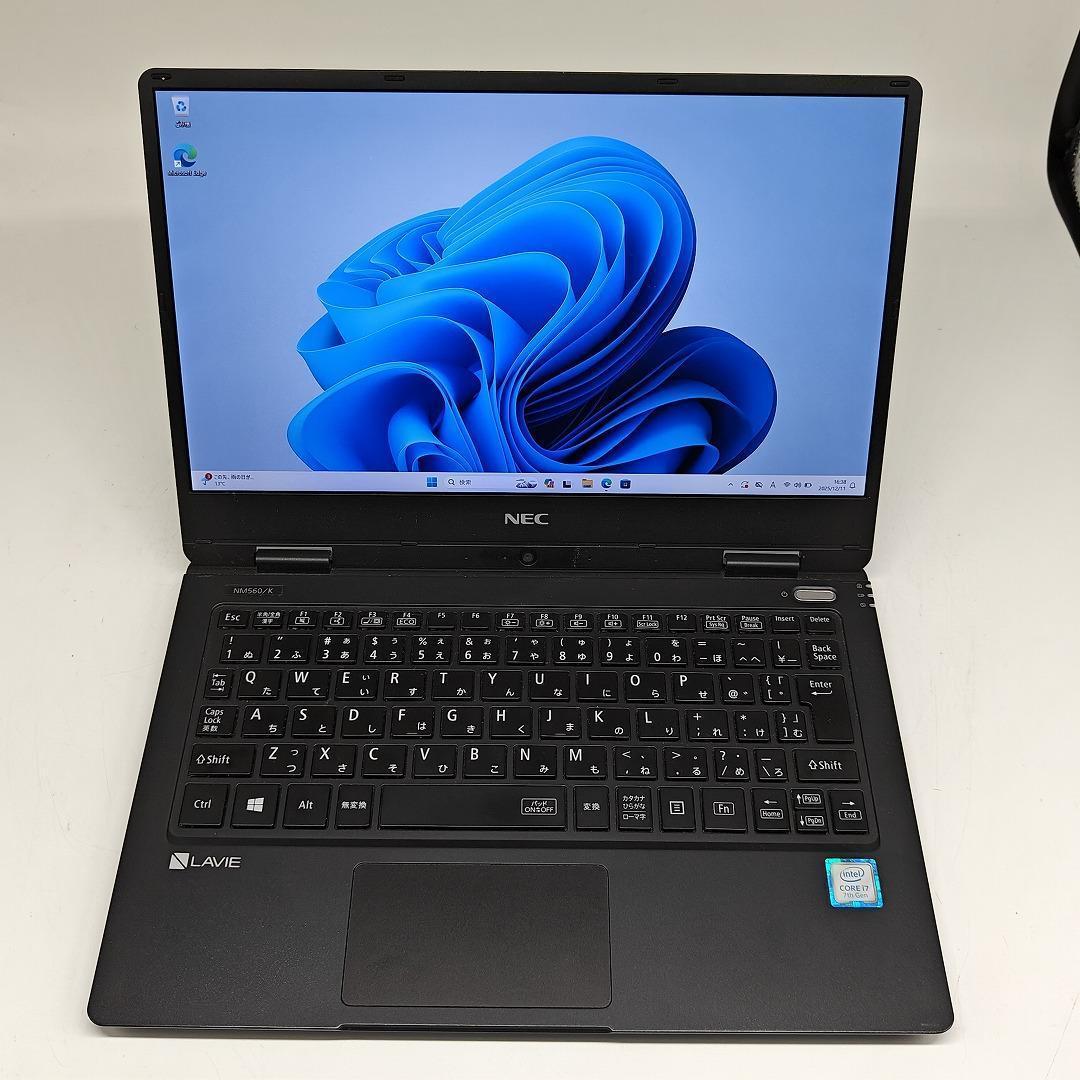 【NEC】NM560 高性能i7 SSD256GB 8GB 超薄型ノートPC