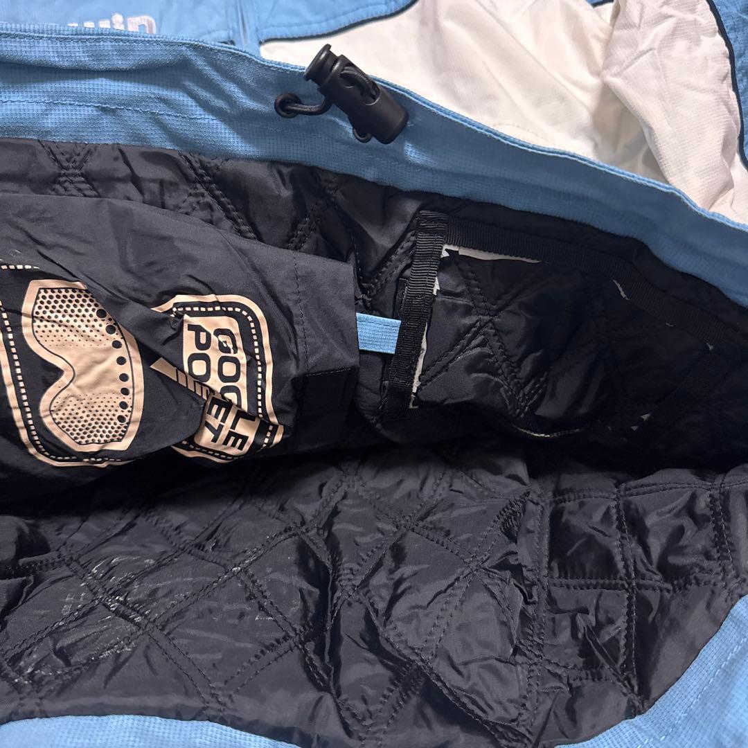 GOLDWIN スキーウェア レディース 水色/白