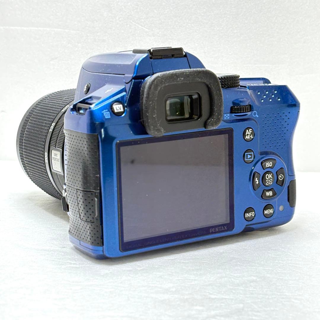 【黒死病対策済】PENTAX K-30 クリスタルブルー 50-200mmズーム