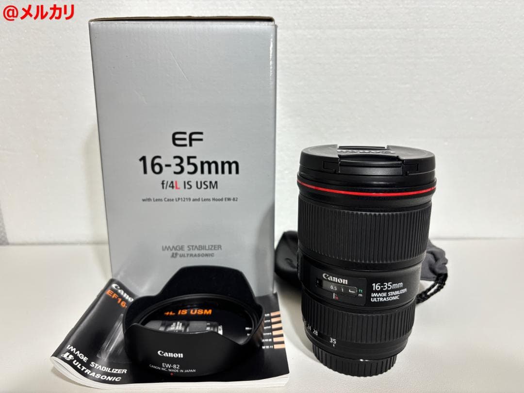 美品 Canon キヤノン EF16-35mm F4L IS USM 広角ズーム