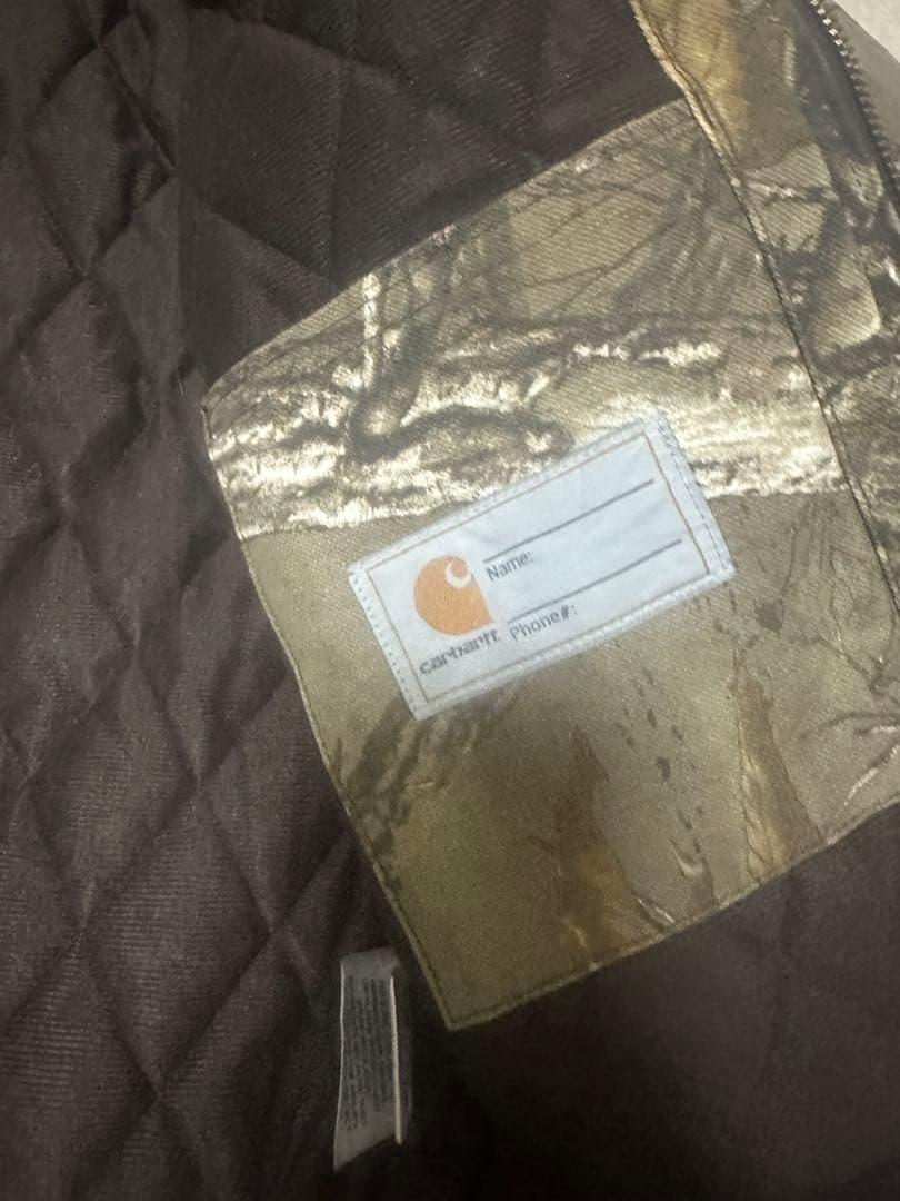 Carhartt アクティブジャケット リアルツリー