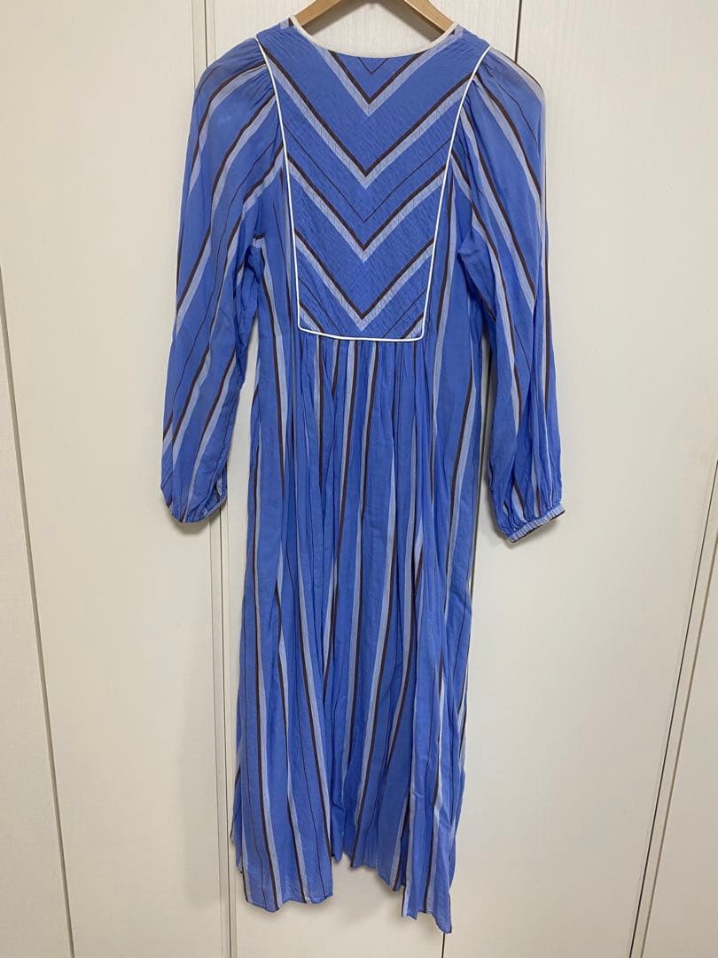 ワンピース COTTON VOILE STRIPE DRESS