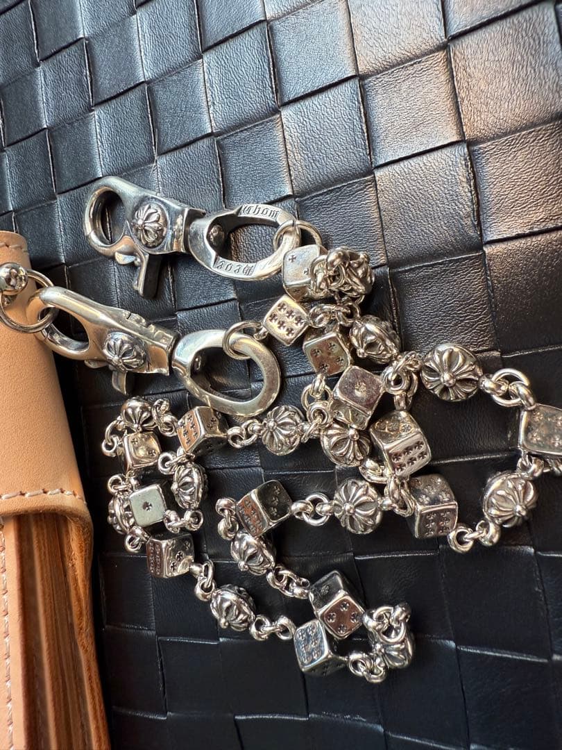 【Dice × Flower ウォレットチェーン】 重厚で存在感QBSZSZ16