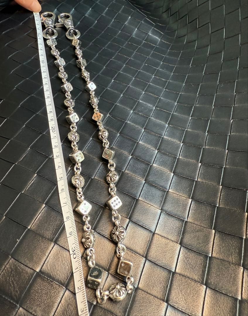 【Dice × Flower ウォレットチェーン】 重厚で存在感QBSZSZ16