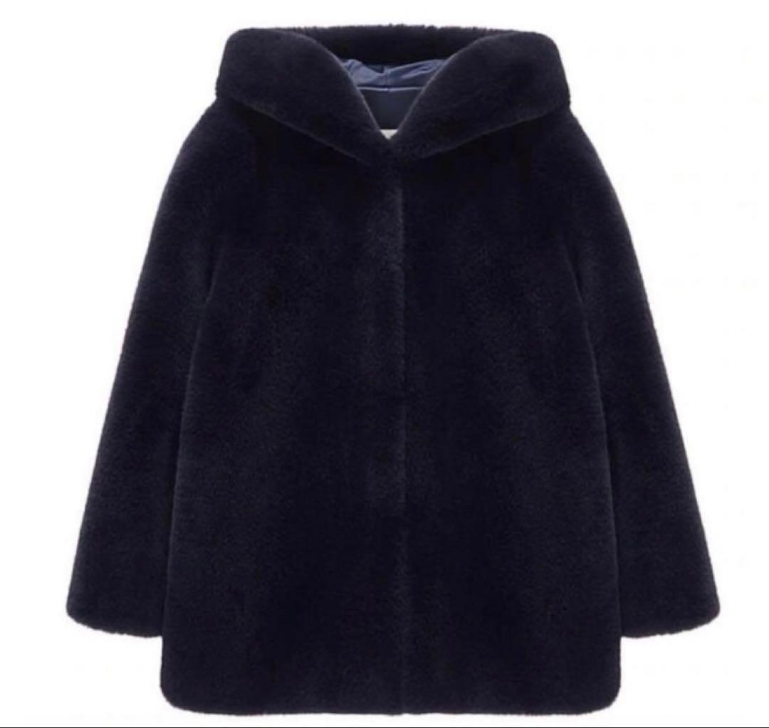 ジャケット・アウター lemonplet faux fur bien hooded jacket