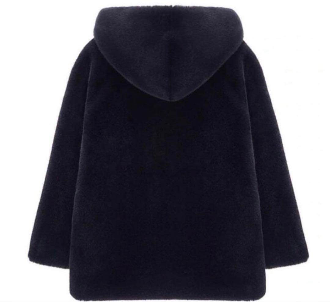 ジャケット・アウター lemonplet faux fur bien hooded jacket