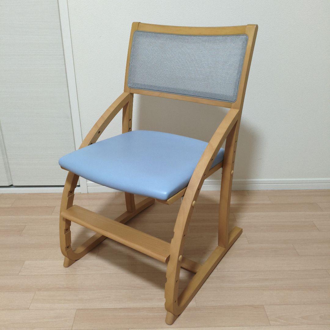 カリモク デスクチェア 学習椅子 クレシェ XT2401KS フローラルブルー