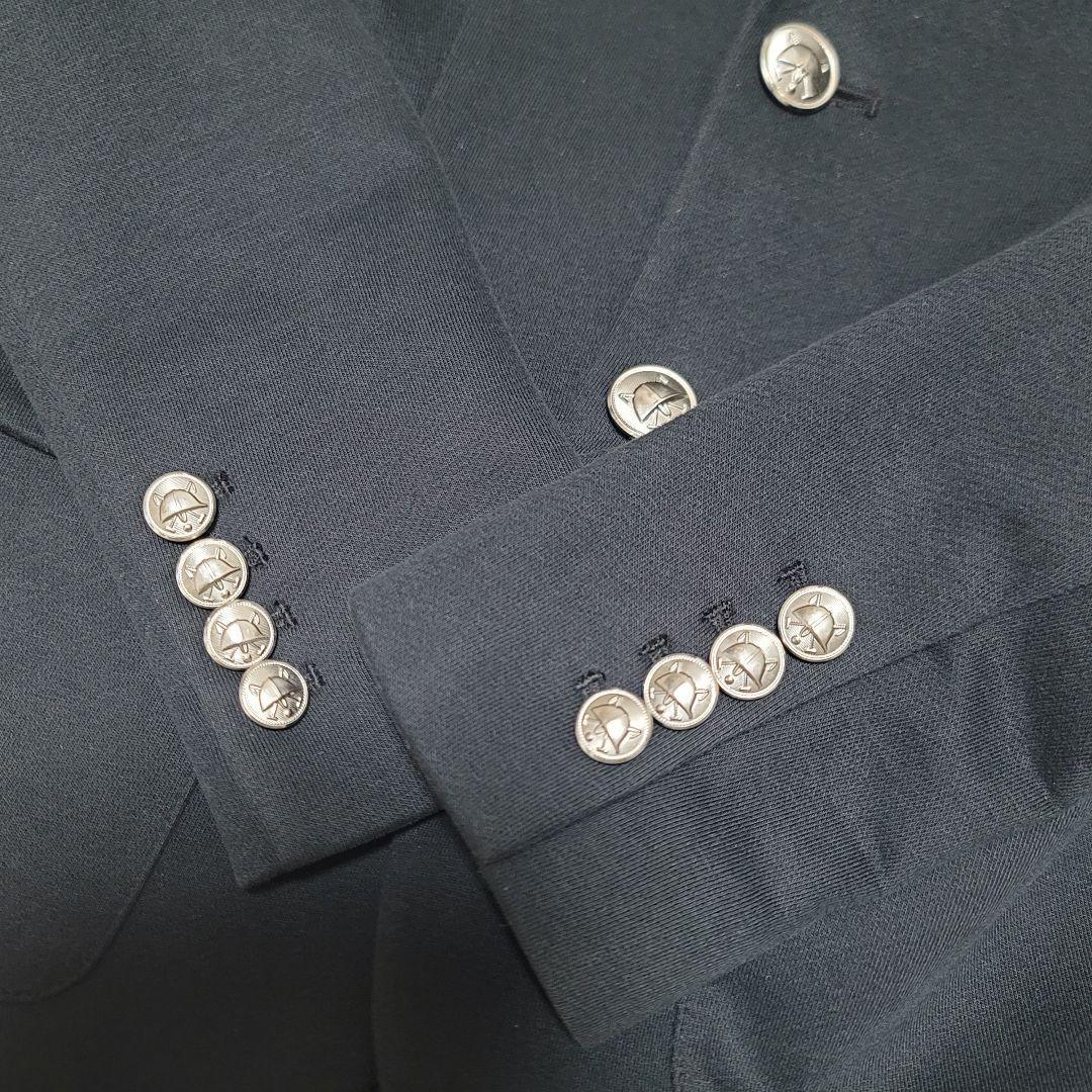 ポロラルフローレン テーラードジャケット 刺繍 エンブレム 銀ボタン ブレザー