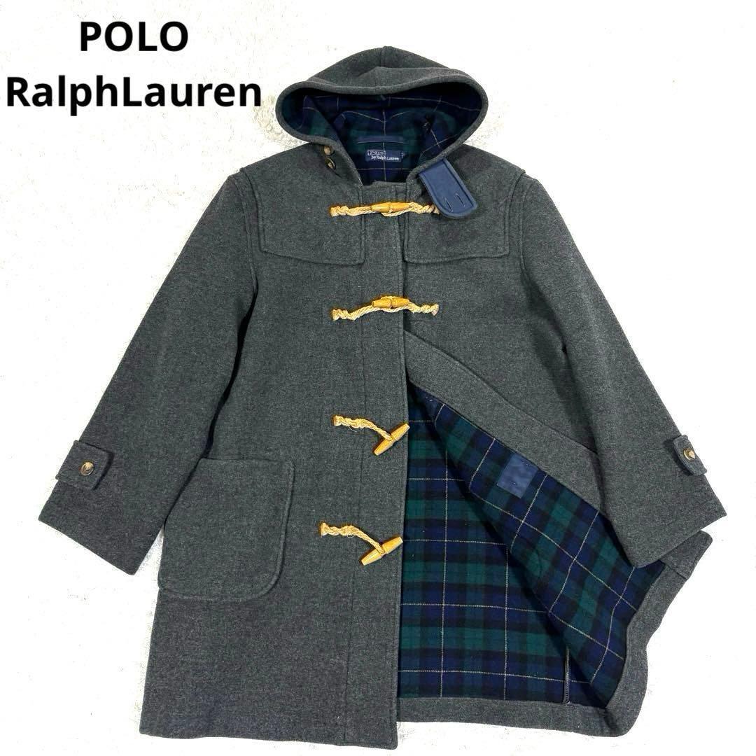 ポロラルフローレン ダッフルコート 90s USA製 メンズ レディース グレー