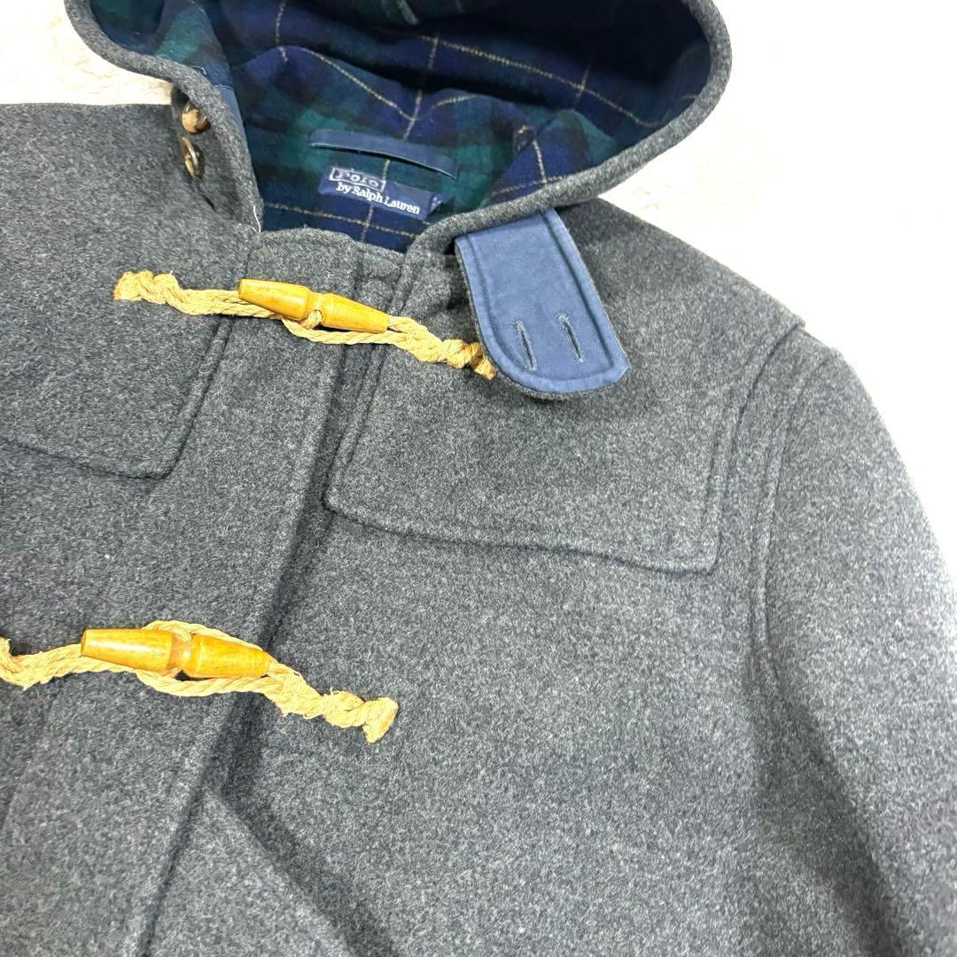 ポロラルフローレン ダッフルコート 90s USA製 メンズ レディース グレー
