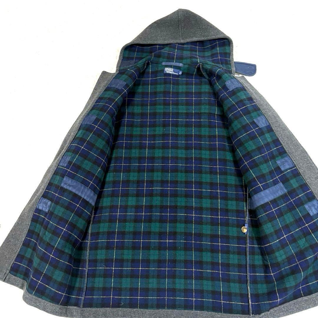 ポロラルフローレン ダッフルコート 90s USA製 メンズ レディース グレー