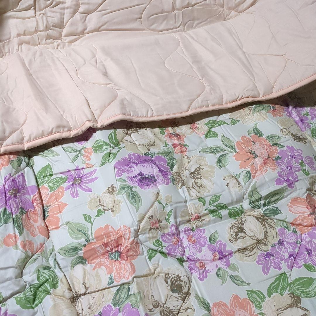 モリハナエ　森英恵　掛け布団　西川　肌掛け　昭和レトロ