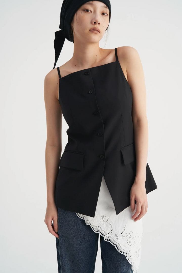 試着のみVENICA TOKYO Camisole tailored vest