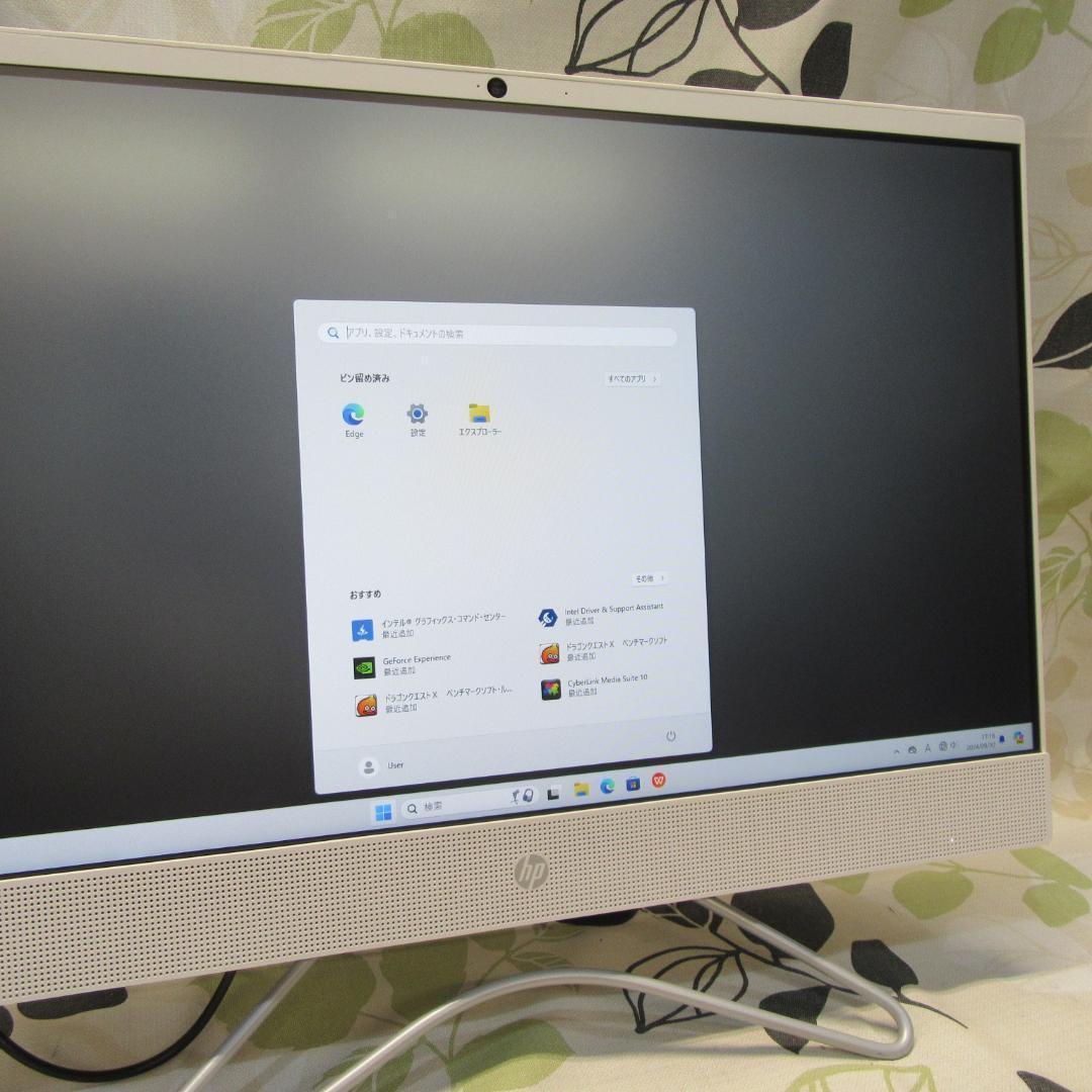 Win11公式対応9世代i3/メ8GB/SSD+HDD/グラボ/無線/タッチP