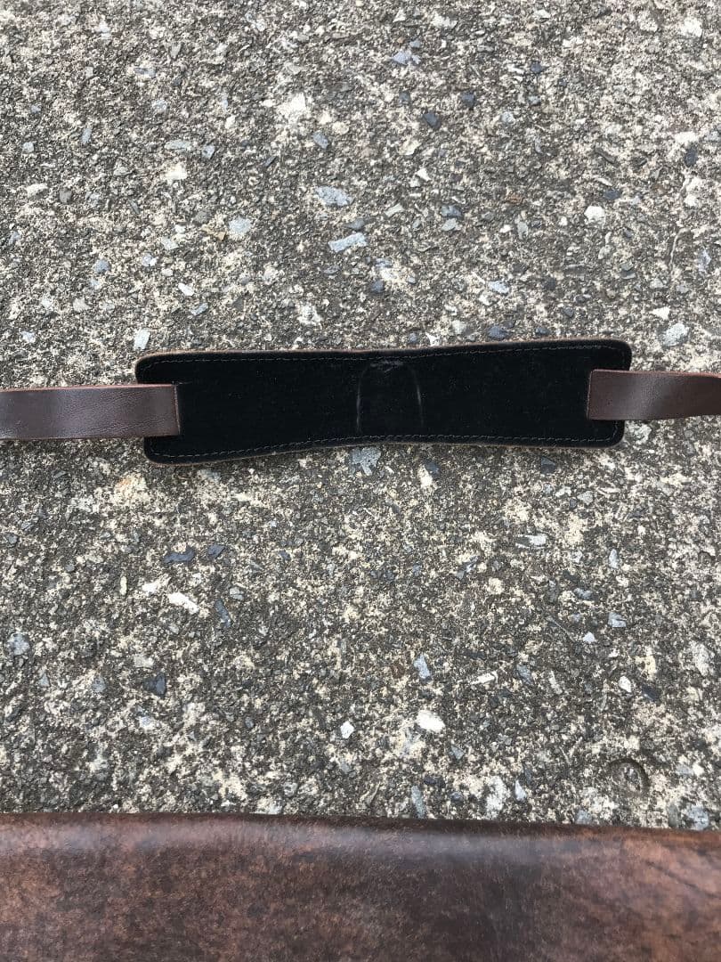 art brown レザー メール ショルダー バッグ アート ブラウン