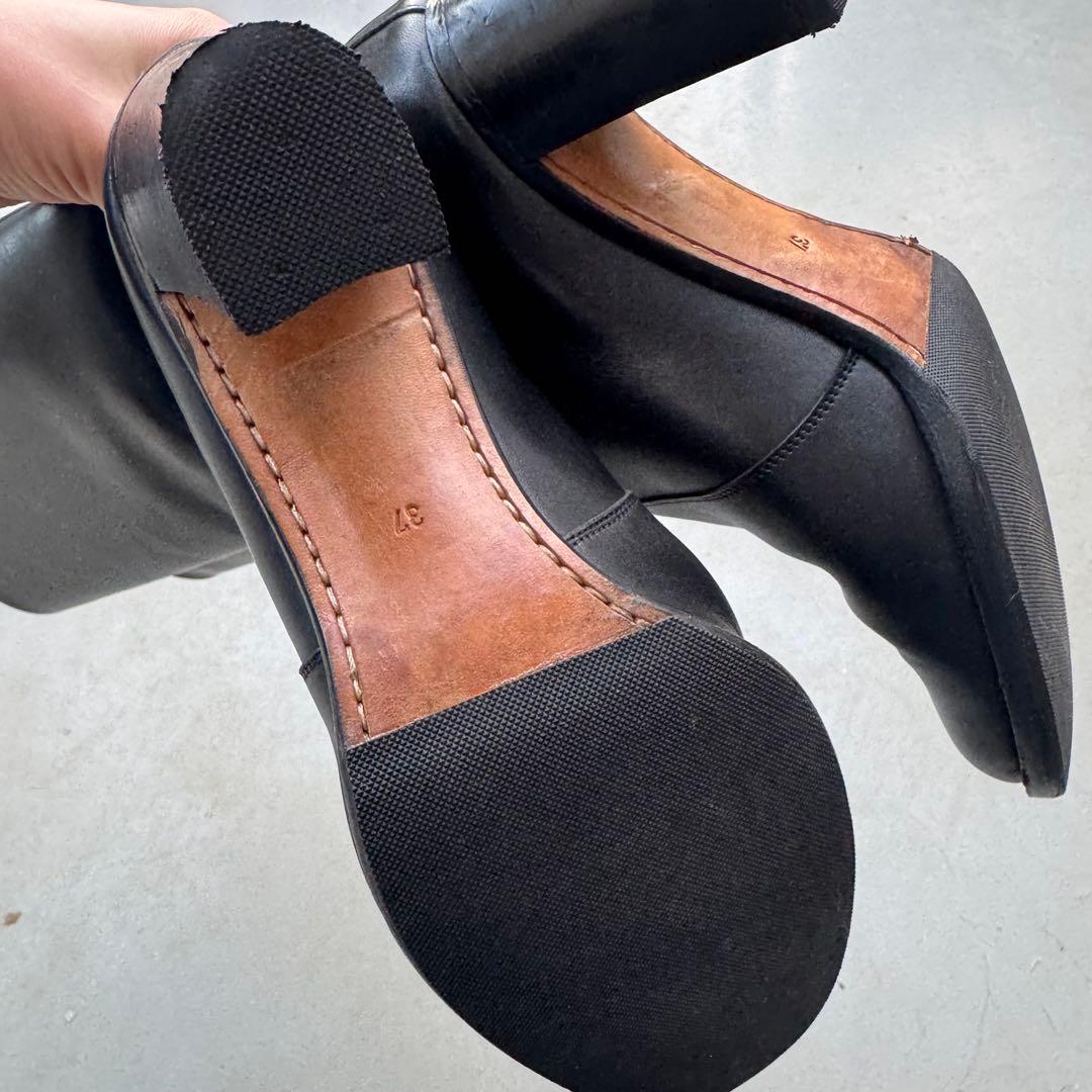 「っつ」レディースフラテッリジャコメッティ ロングブーツ 革靴