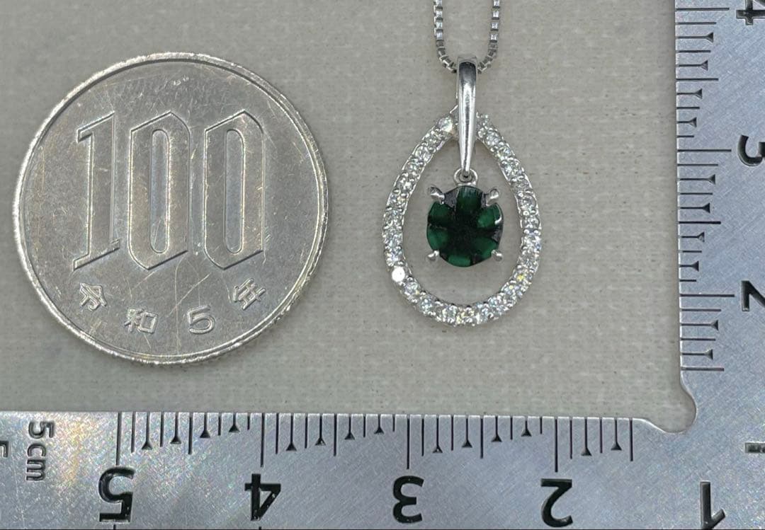 JB6★高級 トラピッチェエメラルド0.66ct D K18WG ヘッド 鑑付