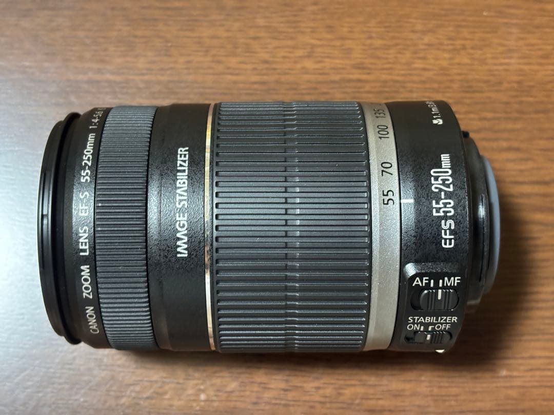 Canon EF-S 55-250mm F4-5.6 IS 動作確認済み