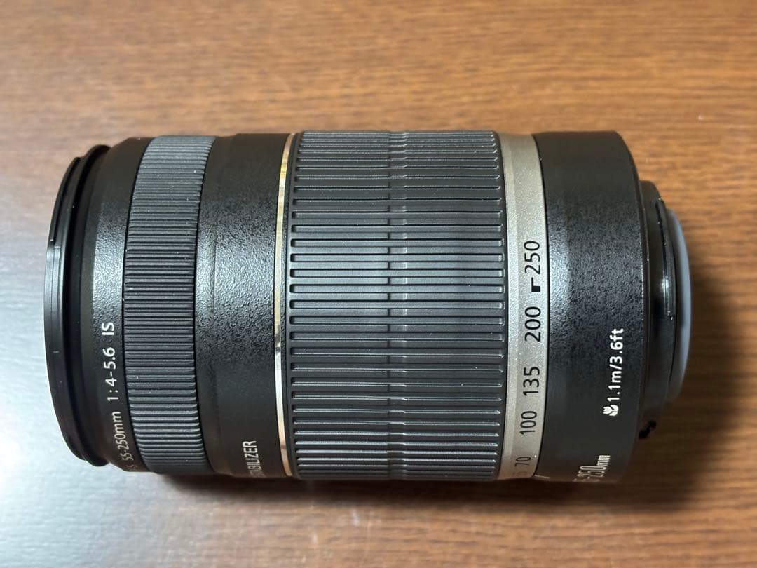 Canon EF-S 55-250mm F4-5.6 IS 動作確認済み