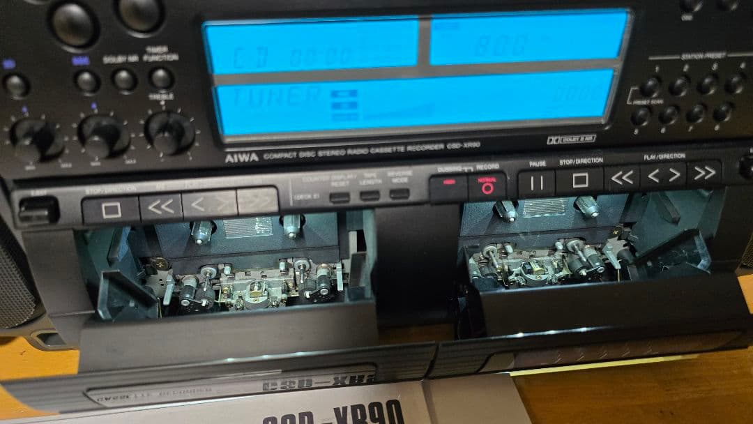 153 AIWA CSD-XR90改 Bluetooth搭載CDラジカセ 完動品