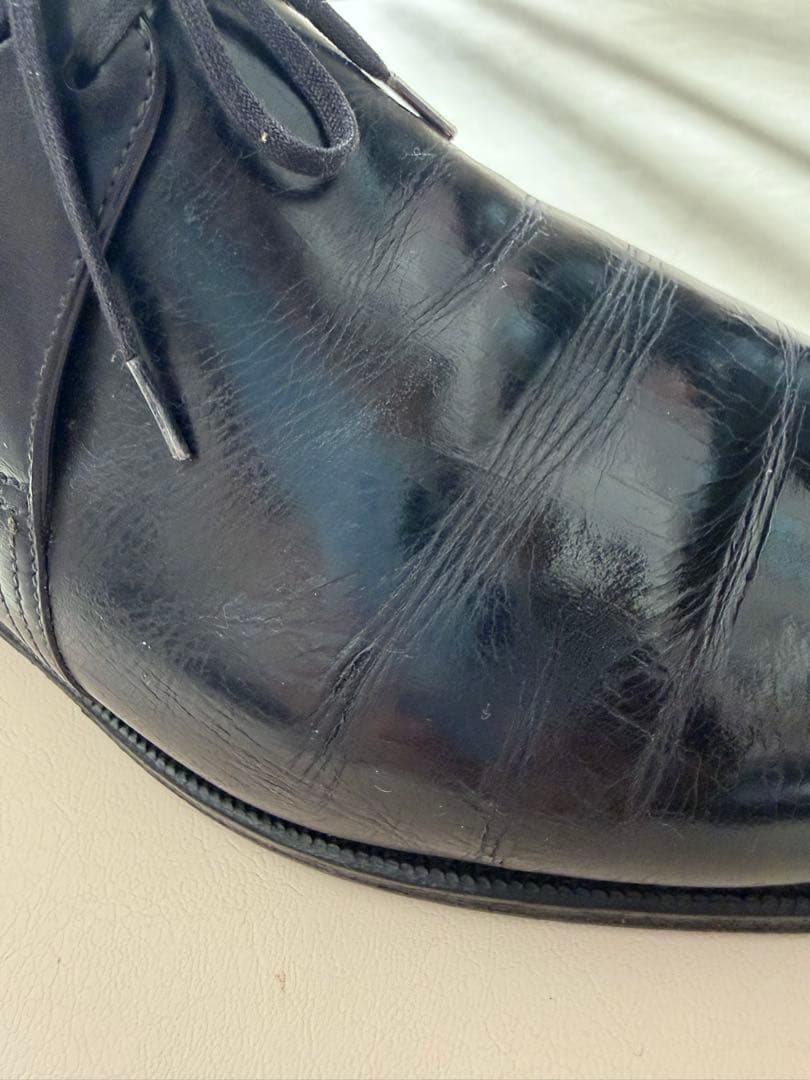 【CORTHAY コルテ】プレーントゥ レザーシューズ size:7 2/1