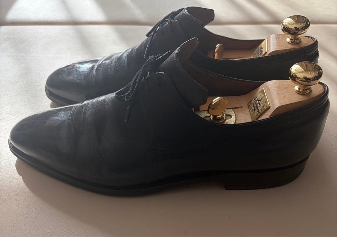 【CORTHAY コルテ】プレーントゥ レザーシューズ size:7 2/1