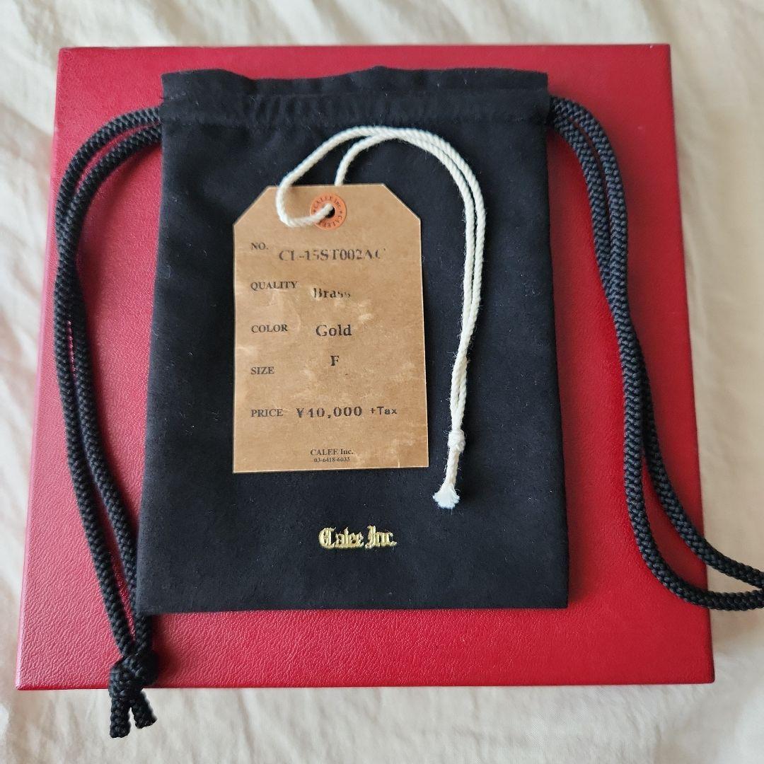CALEE ウォレットチェーン 43cm 真鍮