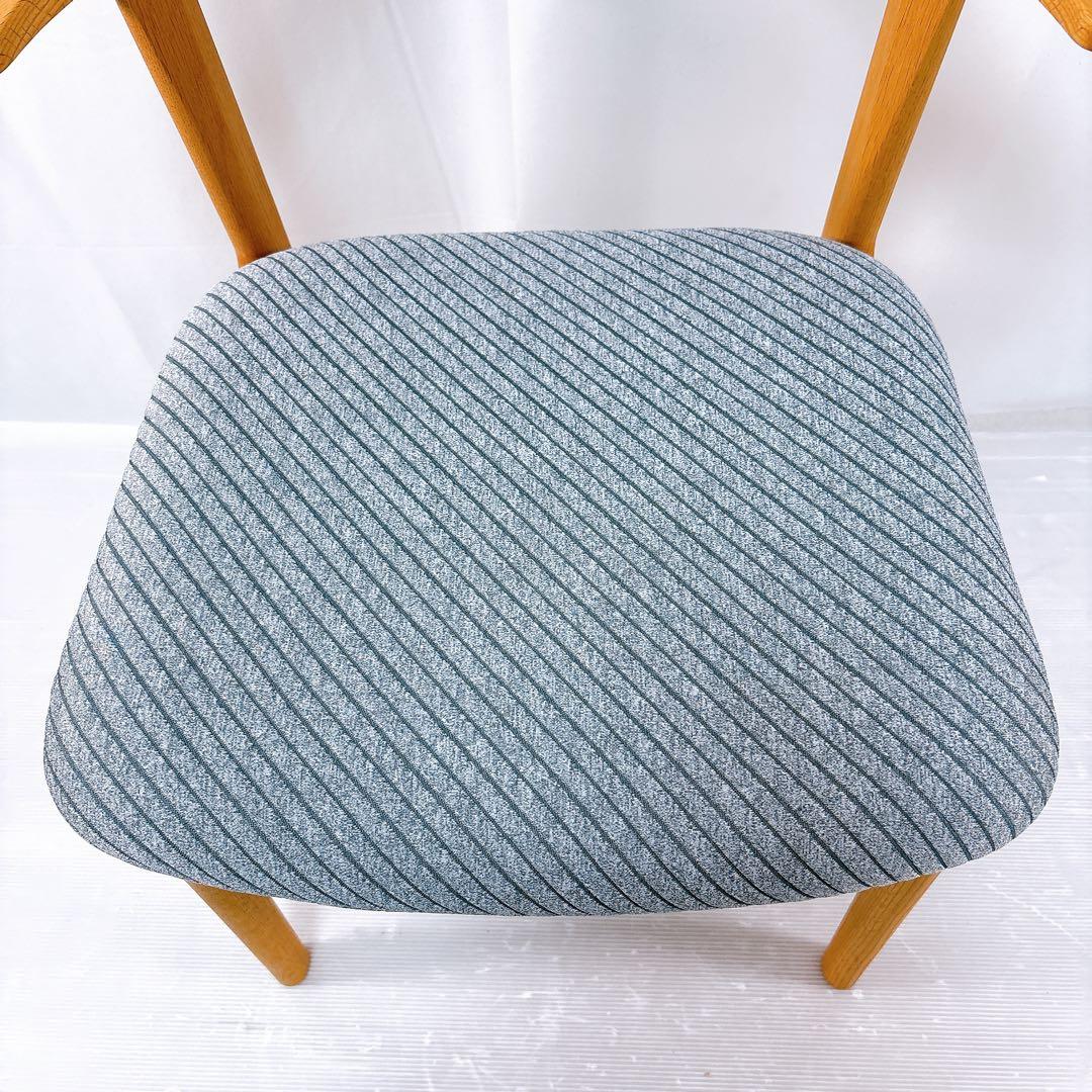 【極美品】ナガノインテリア ダイニングチェア アームチェア DC355