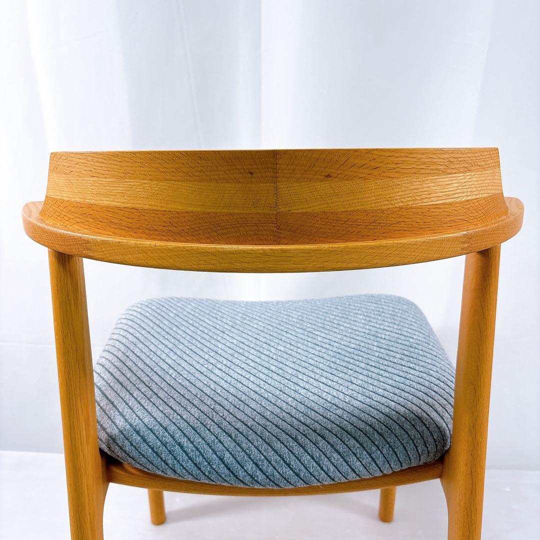 【極美品】ナガノインテリア ダイニングチェア アームチェア DC355