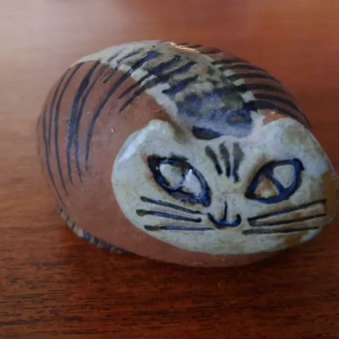 リサラーソン　まる猫　フィギュリン