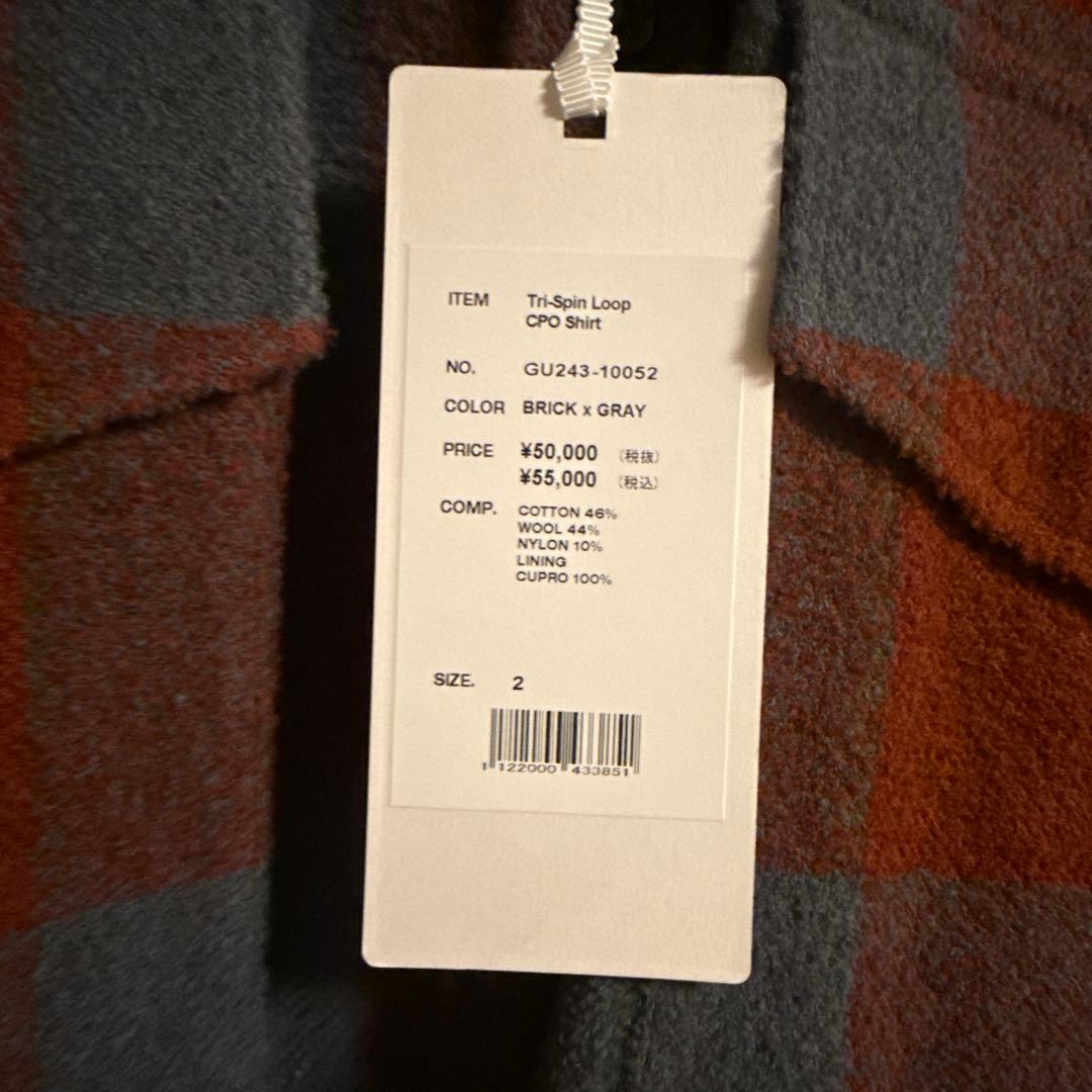 s*i様 graphpaper tri-spin loop cpo shirt