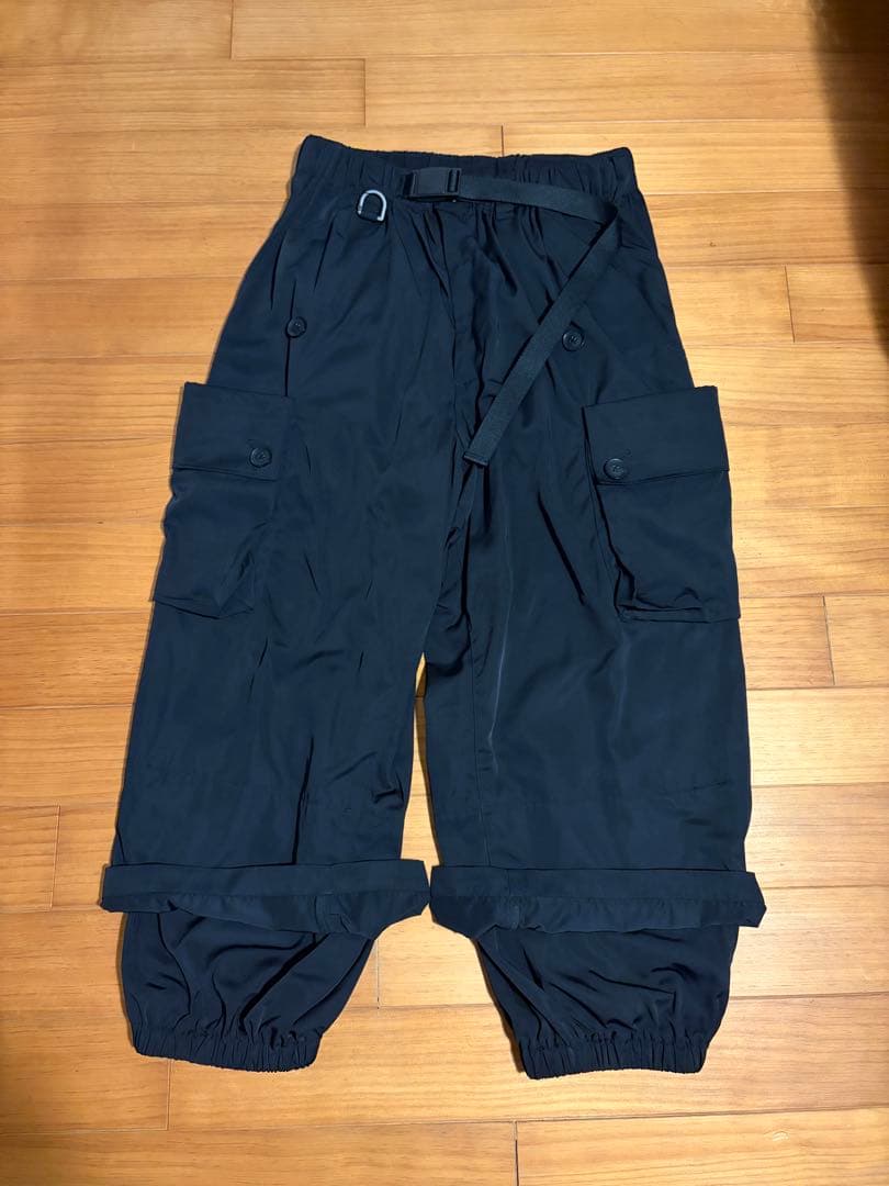 Y-3 カーゴパンツ　ブラック S