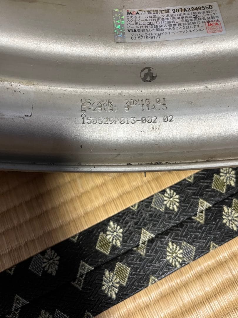 いけたにwork VSXX 20インチホイールタイヤセット