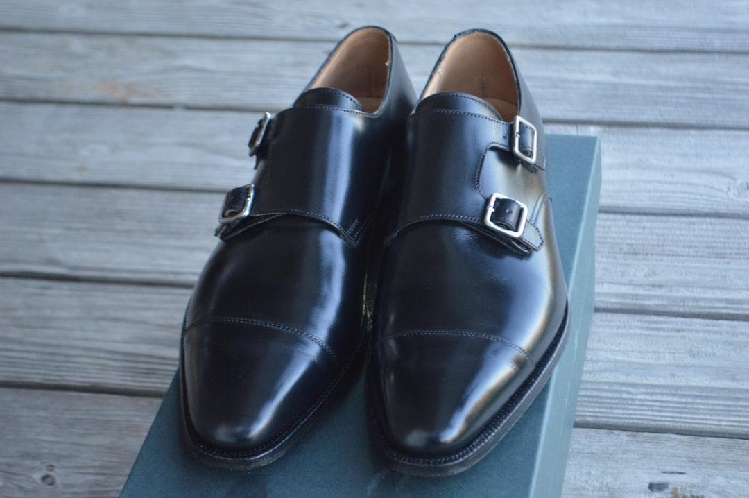 着用数回　CROCKETT＆JONES　LOWNDES　6E　ブラック