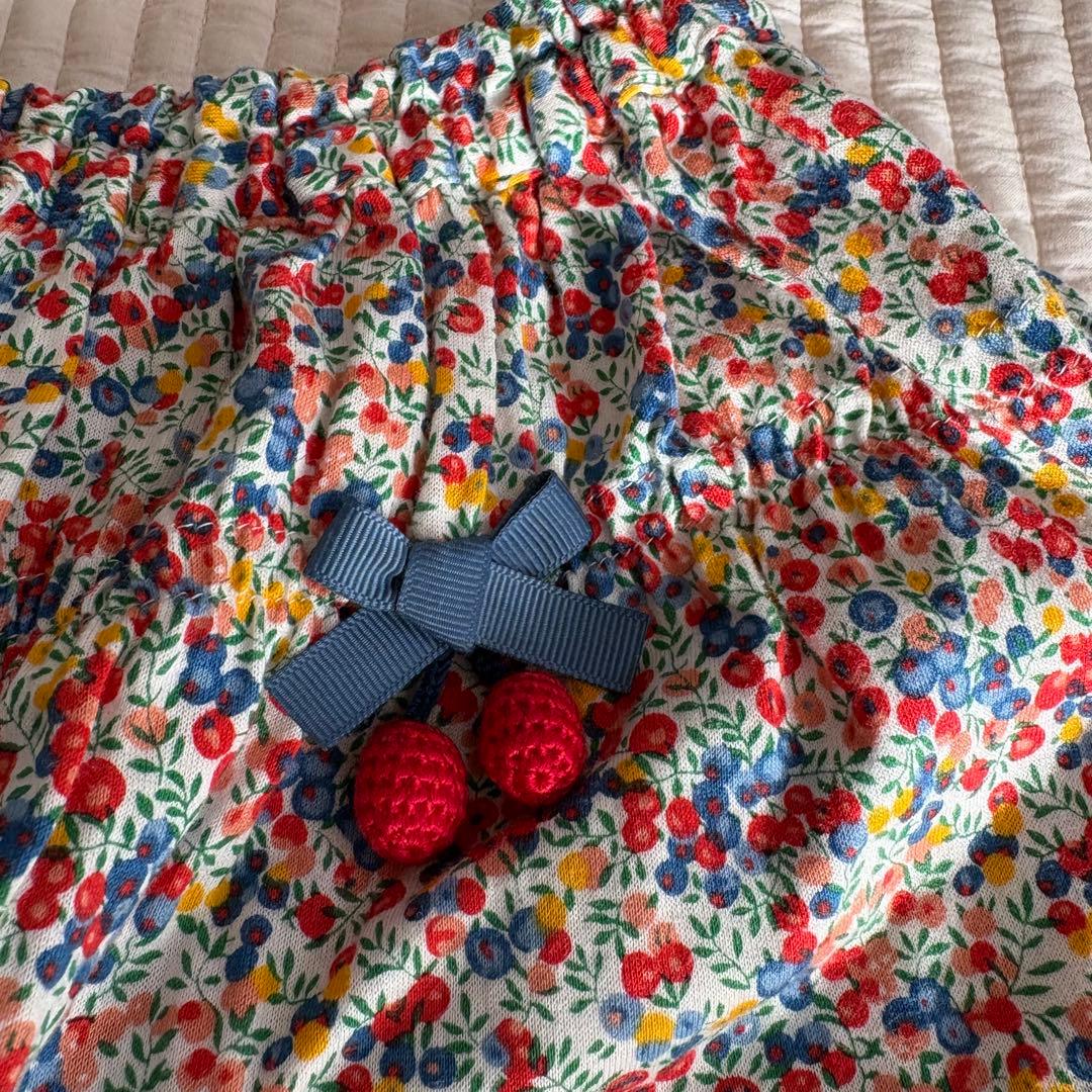 美品　ファミリア　Tシャツ・キュロット　110・100