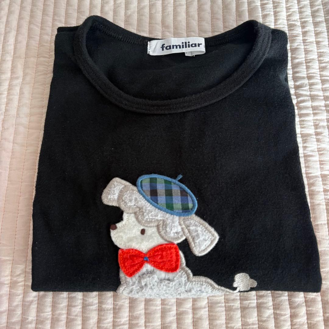 美品　ファミリア　Tシャツ・キュロット　110・100