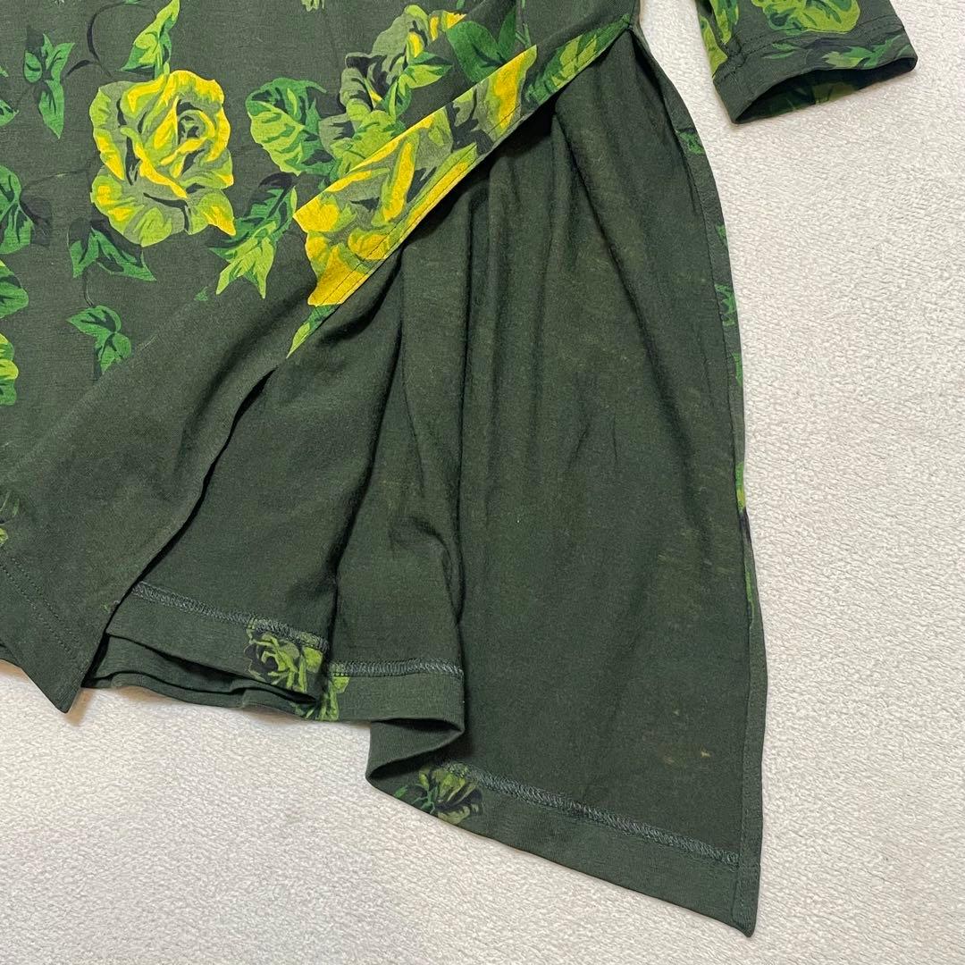 トクコプルミエヴォル タートルネック フレアワンピース アシンメトリー スリット