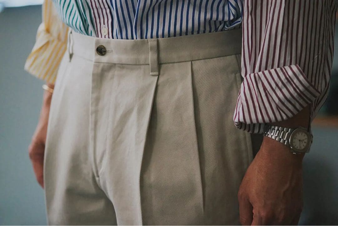 NEAT × Brooks Brothers コラボ チノ オフホワイト M