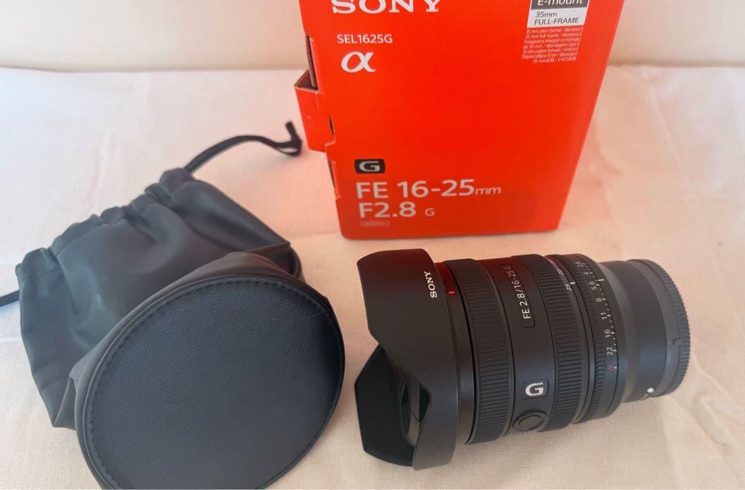 SONY FE 16-25mm F2.8 G レンズ保護フィルター付