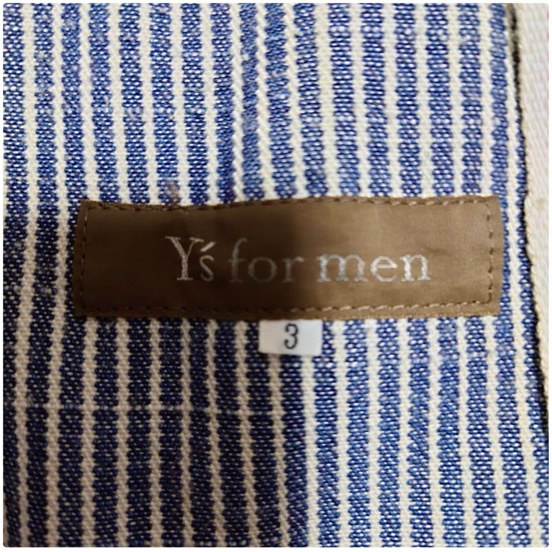 2014AW ワイズフォーメン ヒッコリーストライプデニムコーチジャケット L程