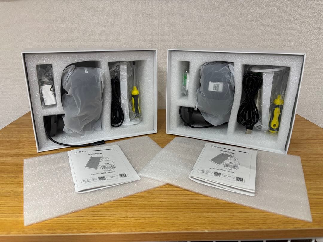 未使用みてるちゃんWTW-WSP21 ソーラー防犯カメラ大容量バッテリ 2個