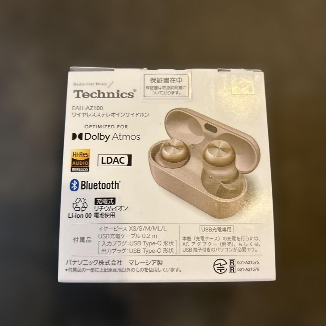 Technics EAH-AZ100 シャンパンゴールド ワイヤレスイヤホン