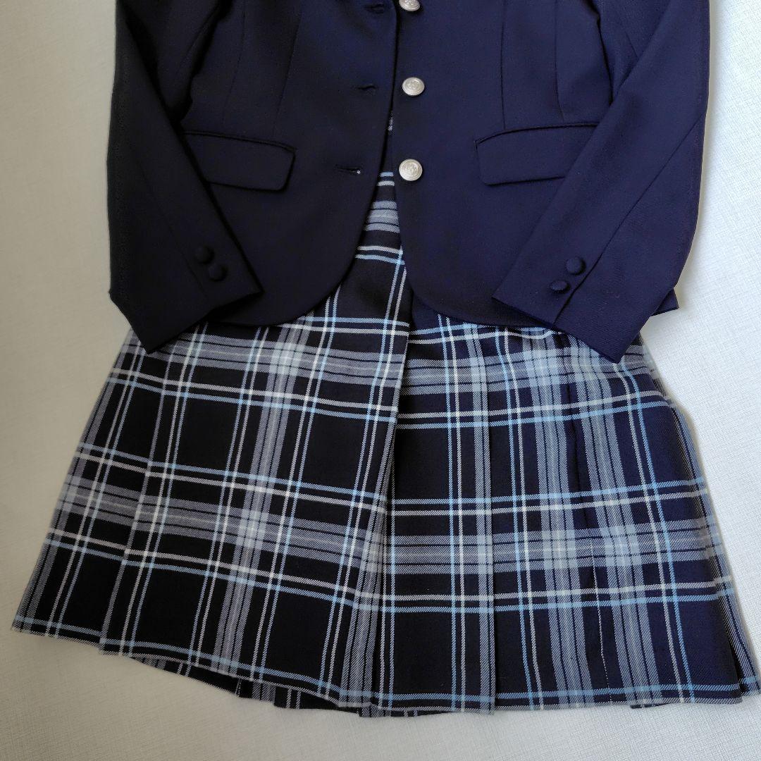 ポンポネット ジュニア 卒服 セレモニー ブレザー スカートセット 160