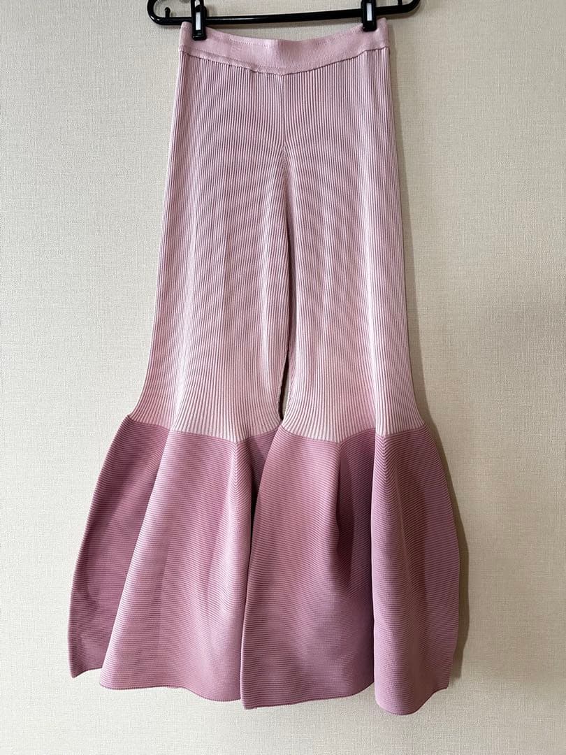 【CFCL】POTTERY CUPRO BELL BOTTOM PANTS